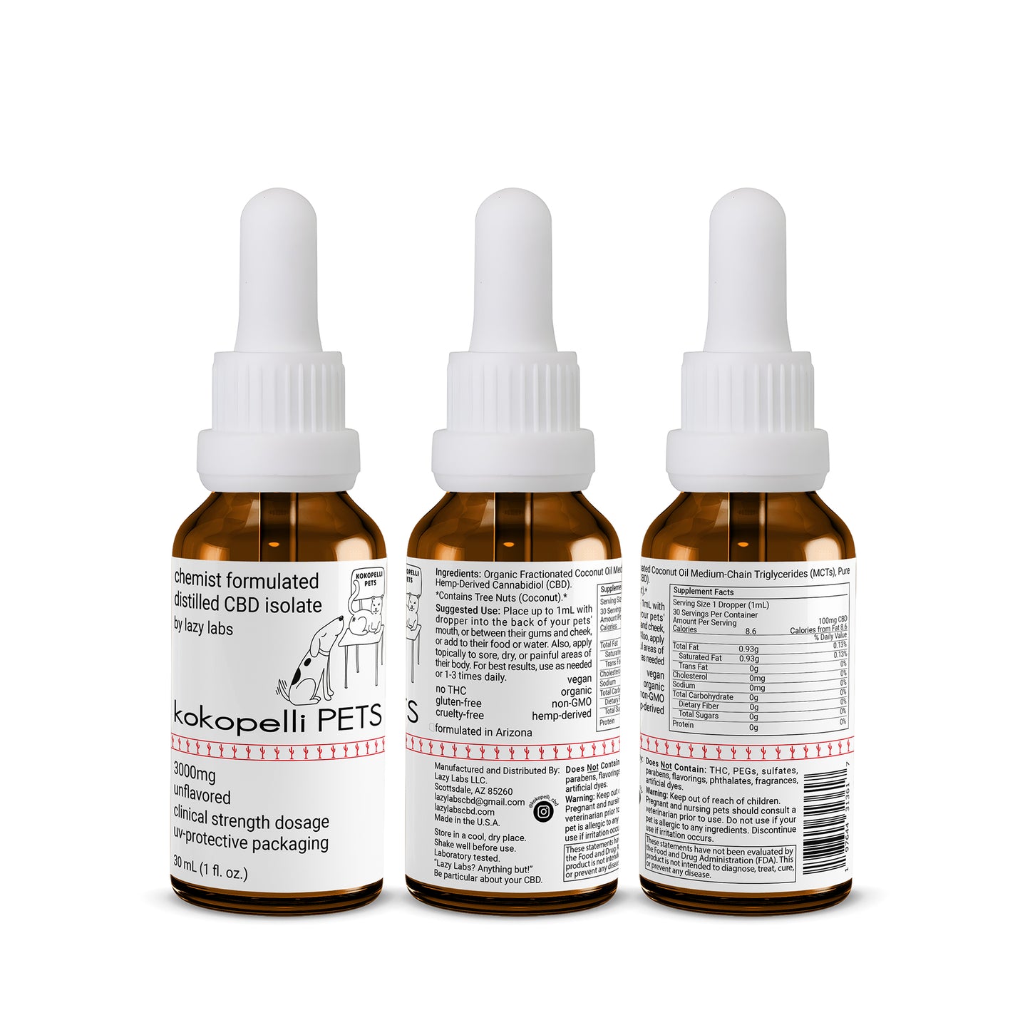 Pets CBD Tincture 3000mg