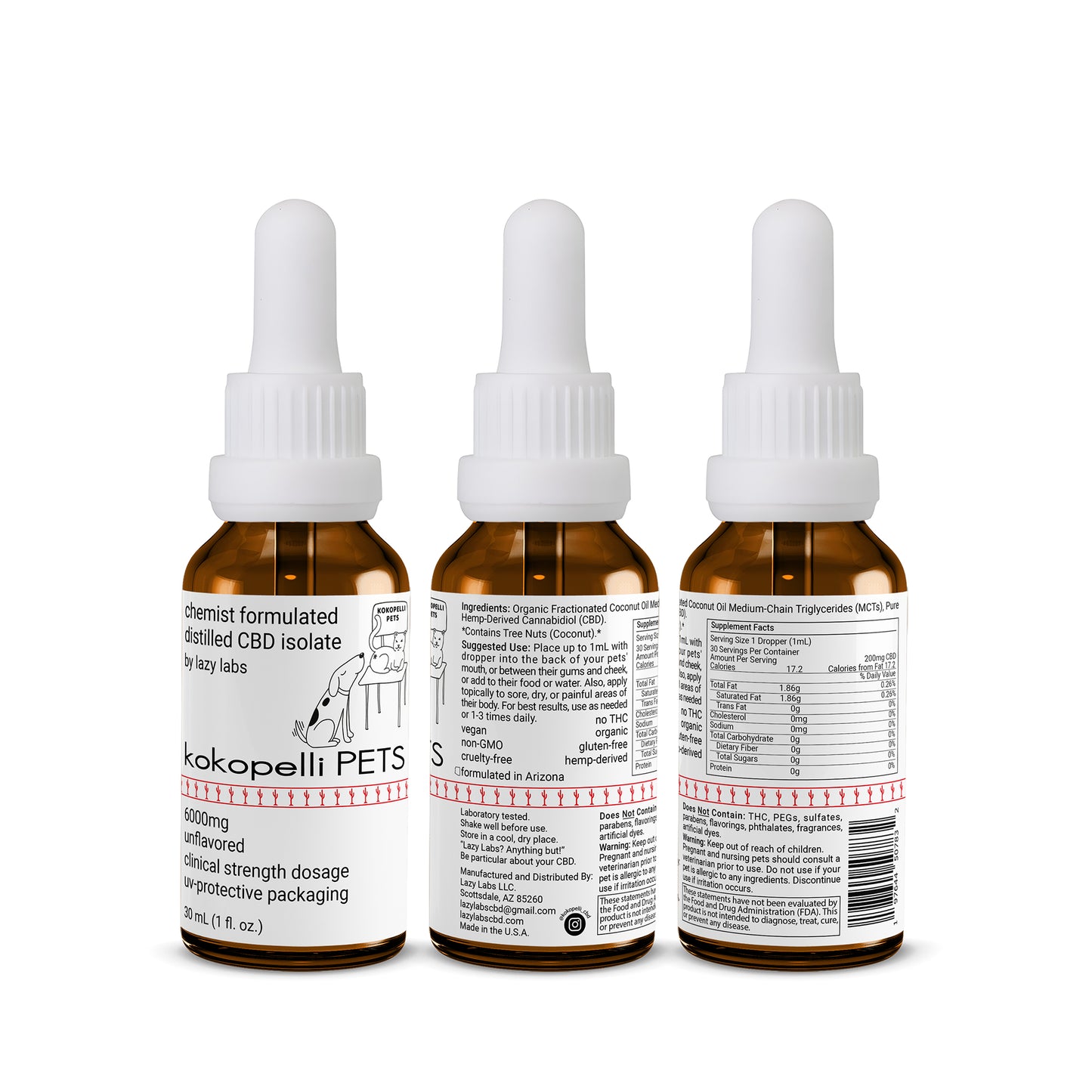 Pets CBD Tincture 6000mg