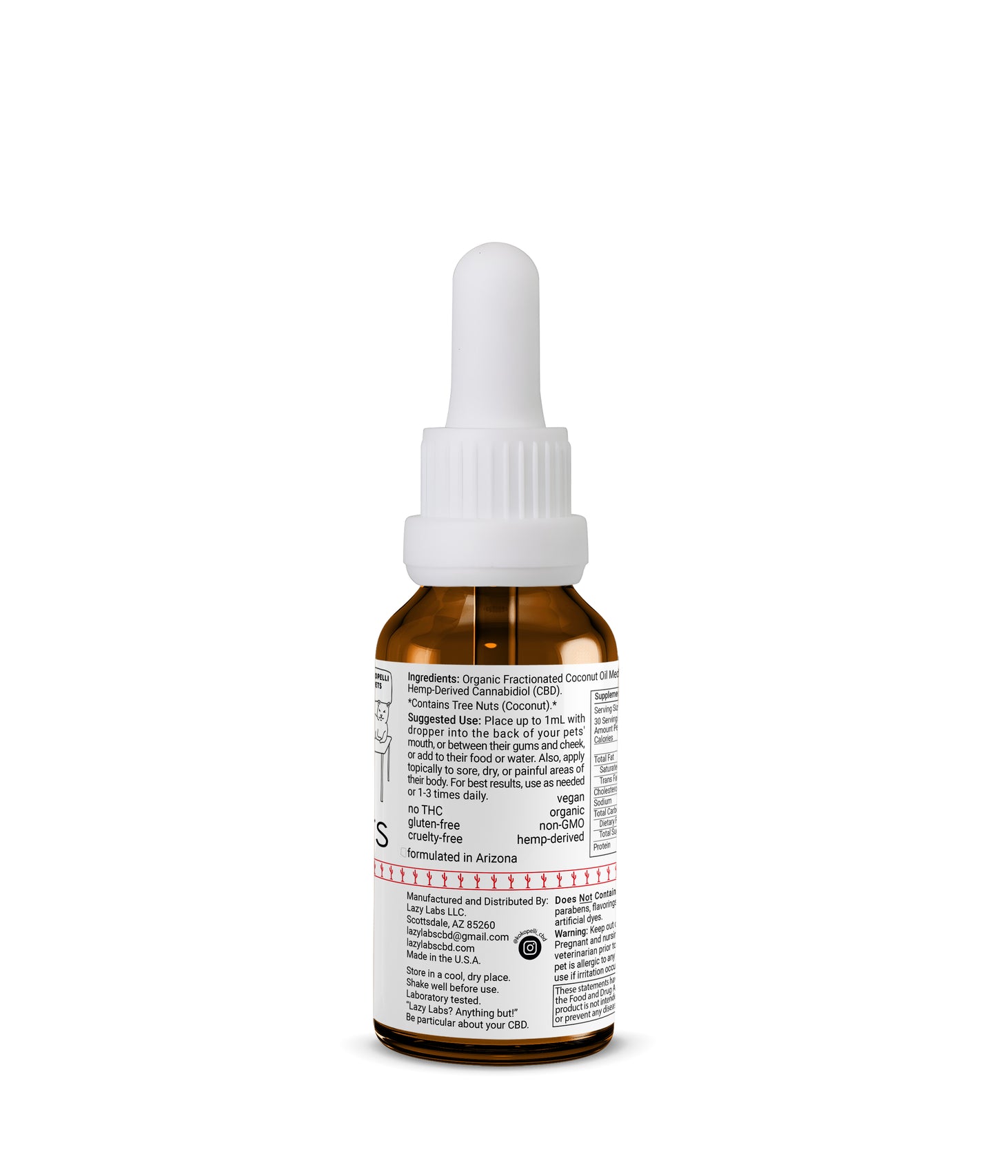 Pets CBD Tincture 3000mg